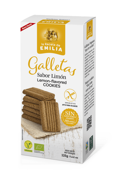 Galletas Sabor Limon sin Azucares Añadidos 125 Gr._0