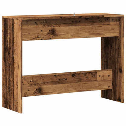 Mesa Consola Madera Ingeniería Madera Envejecida 100x35x76,5 Cm_4