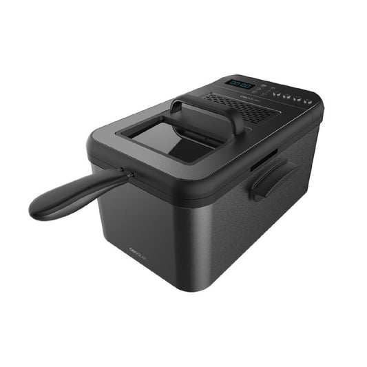 Freidora De Aceite De 3,2 Litros Cleanfry Luxury 3000 Dark. 2400 W, Acero Inoxidable Tintado En Negro, 5 Programas Preestablecidos, Filtro Oilclean_0