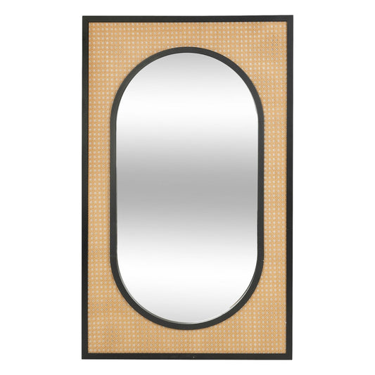 Espejo Raquel Negro Cannage