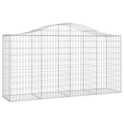 Cestas De Gaviones 8 Uds Forma De Arco Hierro 200x50x100/120cm_2