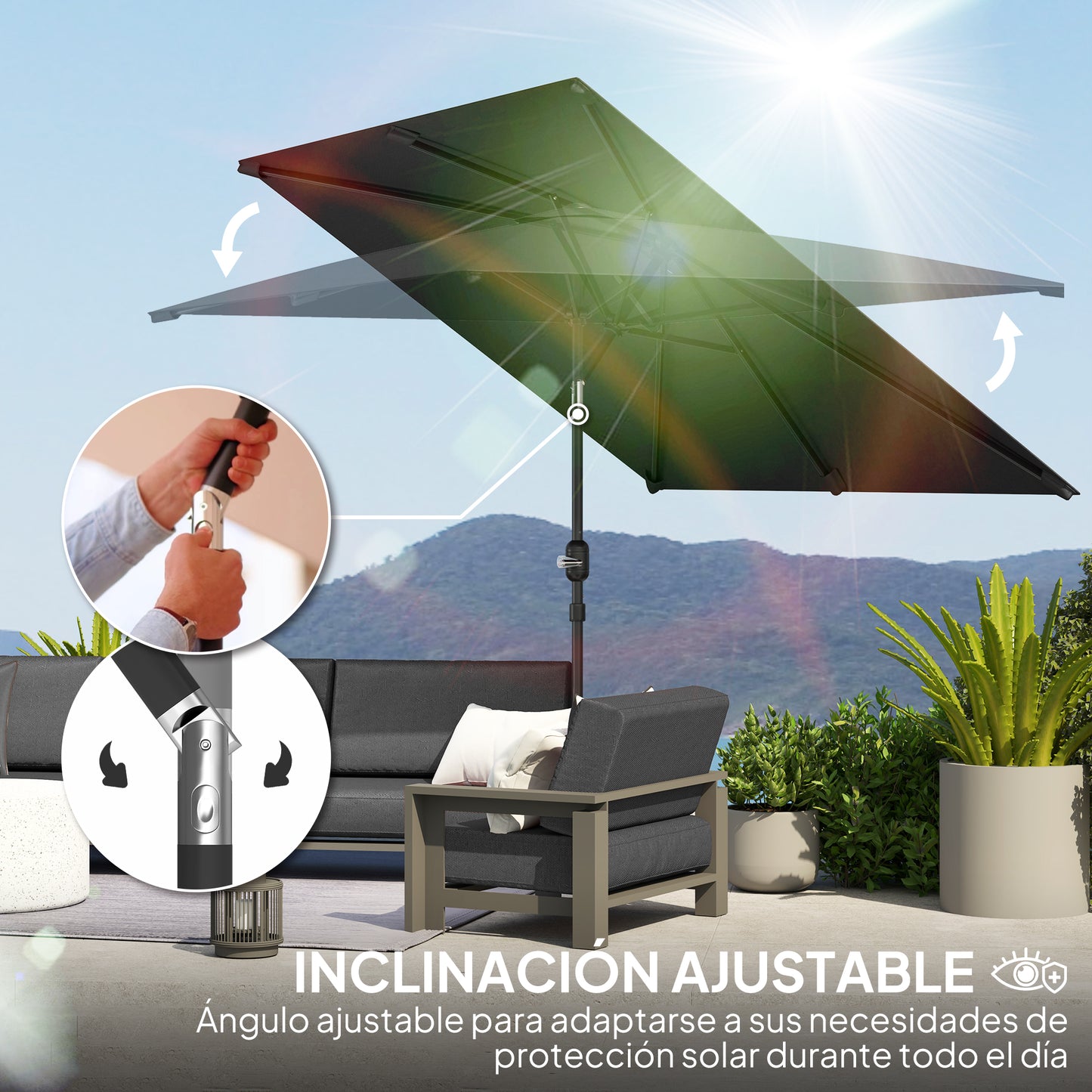 Outsunny Sombrilla De Terraza Exterior_3