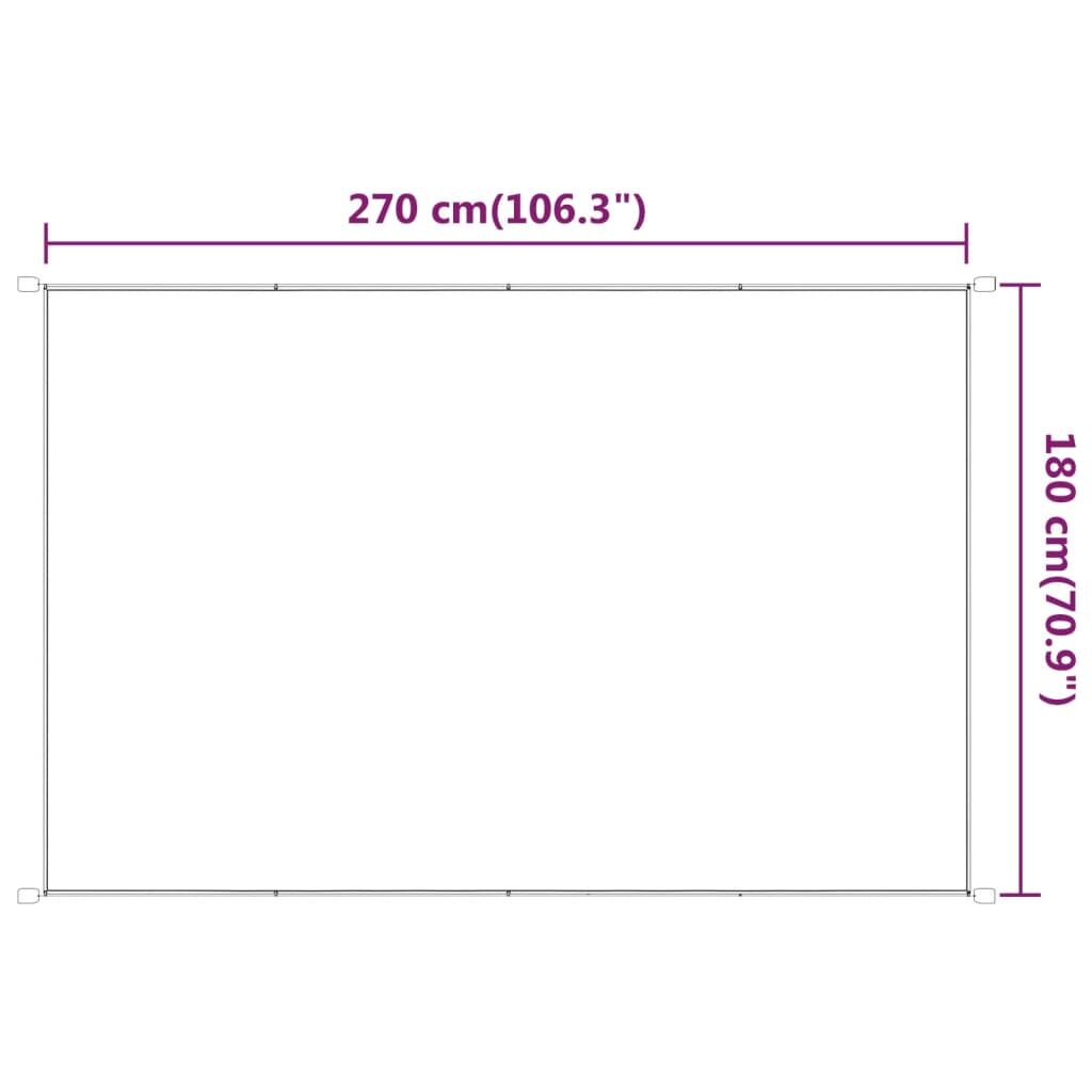 Vidaxl Toldo Vertical Verde Claro 180x270 Cm Tela Oxford_2