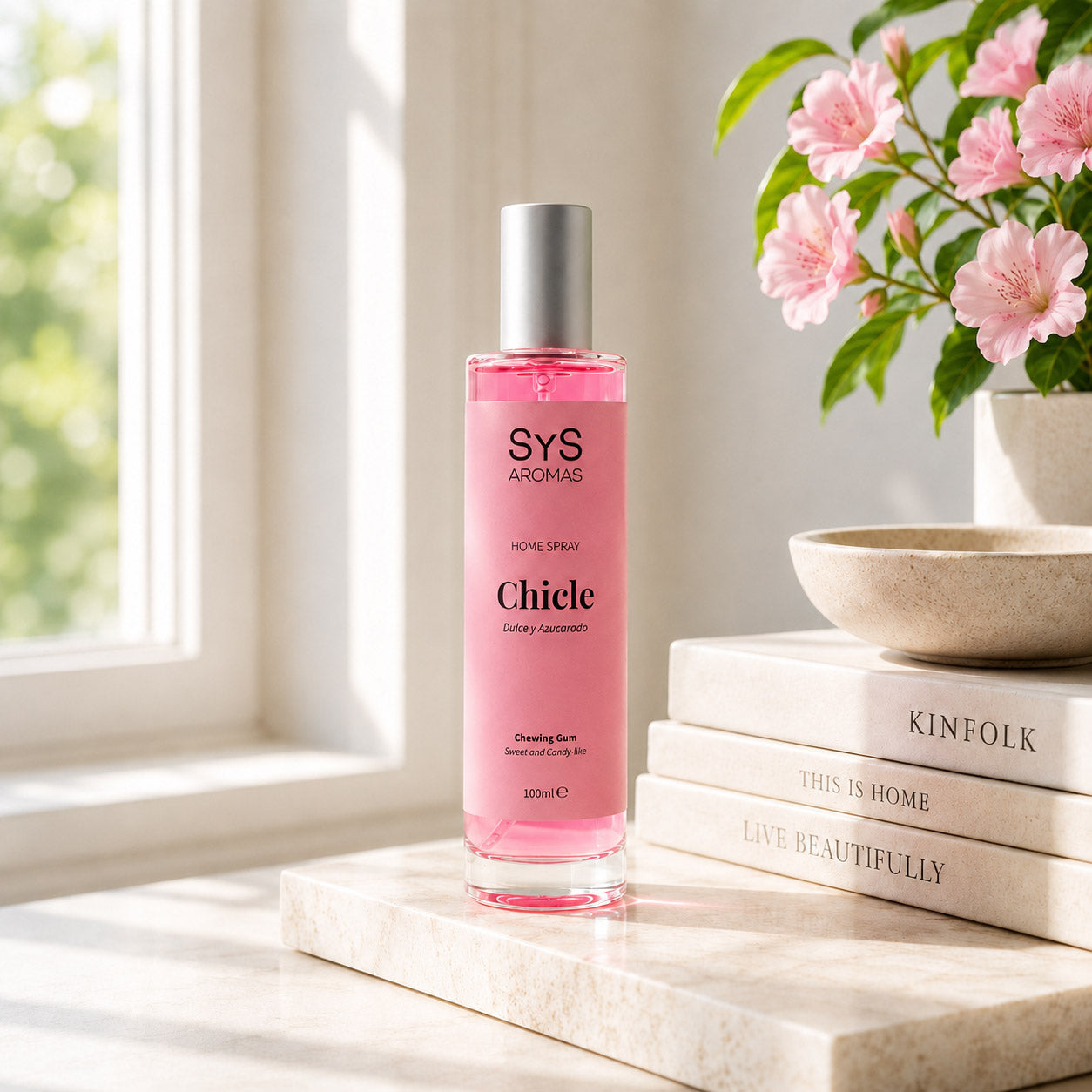 Ambientador Pulverizador Chicle Origins SYS Aromas 100 ml | Aroma Dulce y Afrutado | Alegre_4