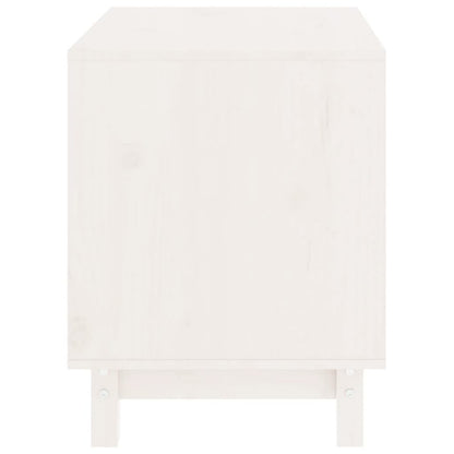 Vidaxl Caseta Para Perros Madera Maciza De Pino Blanco 60x45x57 Cm_5