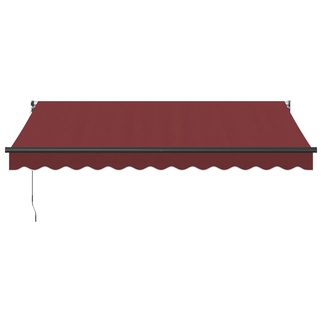Toldo Retráctil Manual Color Burdeos 350x250 Cm_2