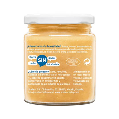 Tarrito BIO de Verduras con Merluza +6 meses Smileat 230g