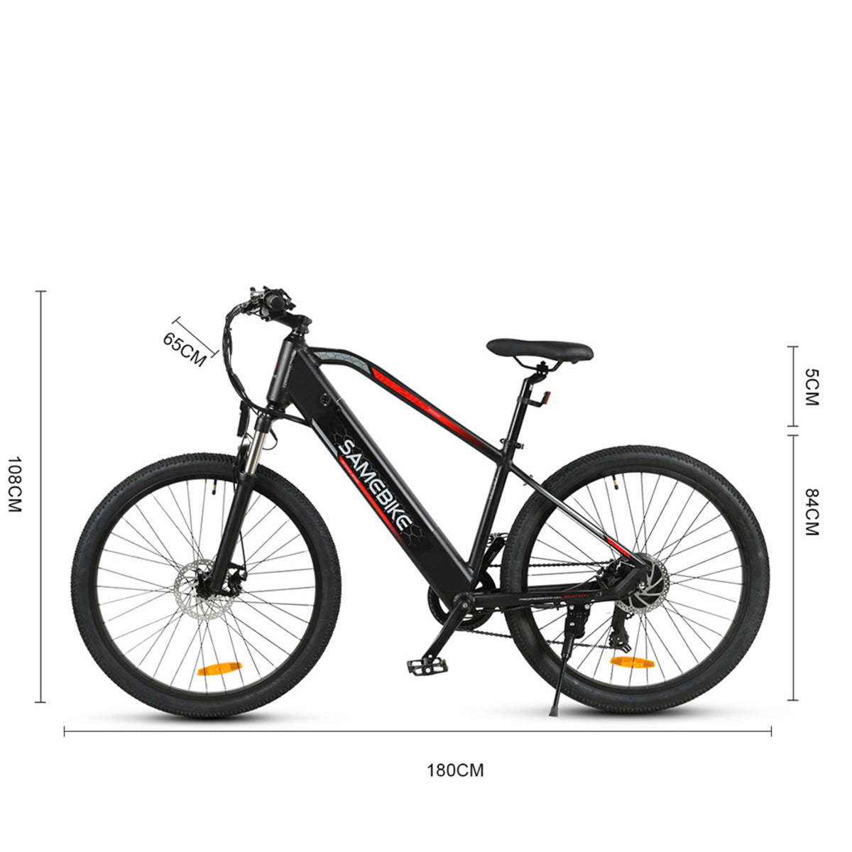 Bicicleta Eléctrica De Montaña Samebike My275 500w-48v-10,4ah (499wh) - Rueda 27.5 Color Negro_1