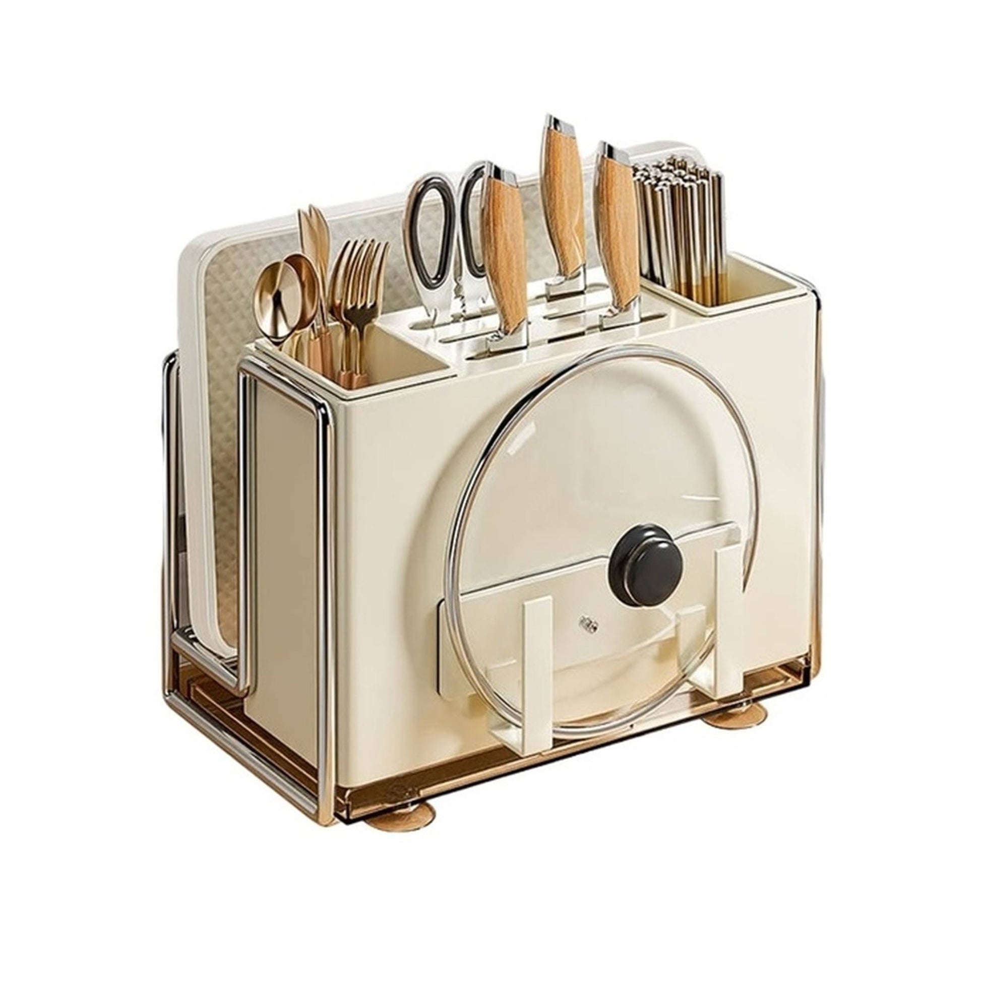 Joybos - Soporte Para Utensilios De Cocina Y Tabla De Corte