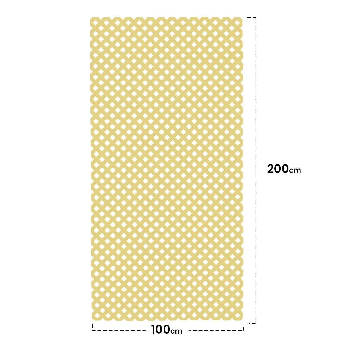 Celosía Pvc 18mm Caña - Decoración Y Privacidad Para Tu Jardín 0,6x1,2 M / Multicolor_1