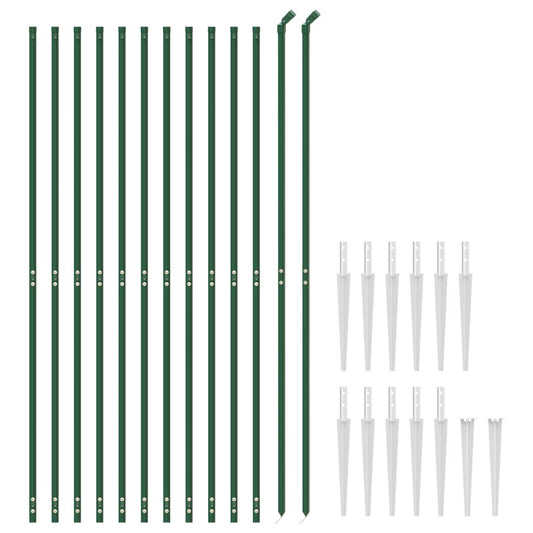 Cerca De Alambre Con Pinchos De Anclaje Verde 1,4x25 M / Vetonek_0
