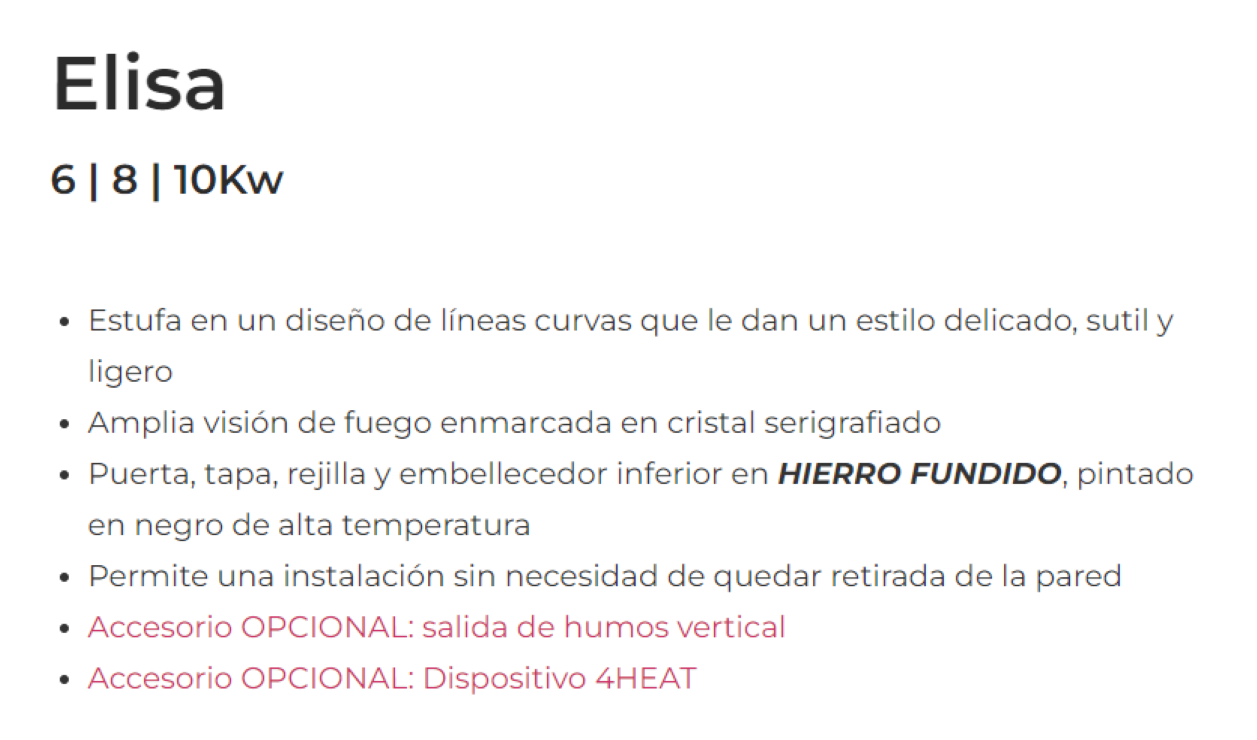 Bricosol Estufa De Pellets Elisa 6 Negro De Ferlux_2