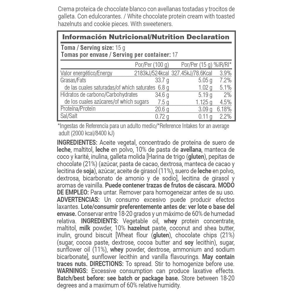 Protein Cream (crema Proteica) - 200g - Jurassic White Choc - Deliciosa Crema De Proteína - Masmusculo_4