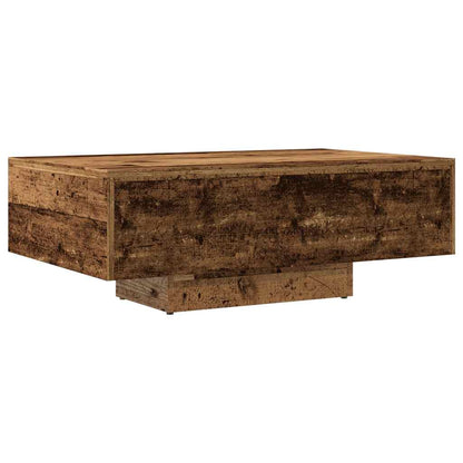 Mesa De Centro Madera Ingeniería Madera Envejecida 85x55x31 Cm_4