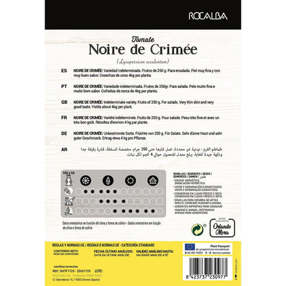 Semillas de Tomate Colección Noire de Crimée