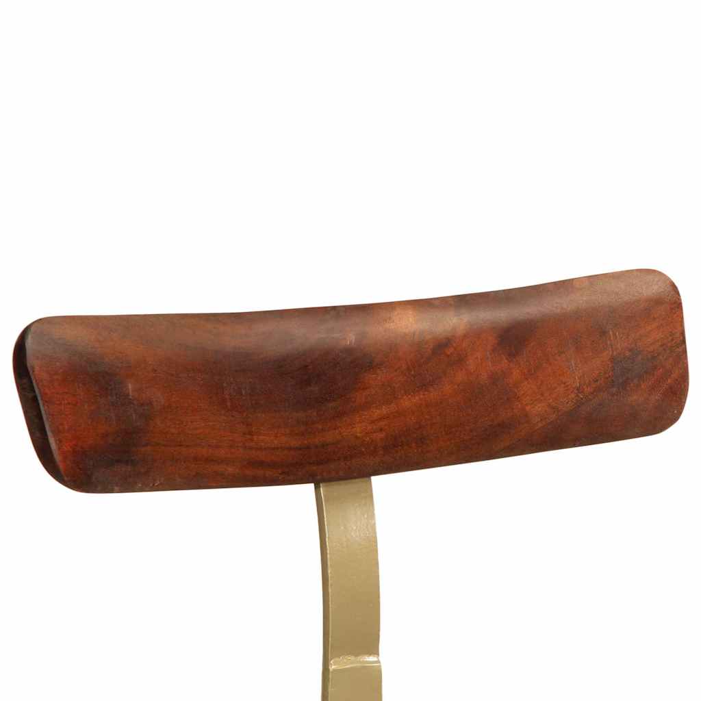 Taburetes De Barra 2 Uds Madera Maciza De Mango 49x43x79 Cm_3