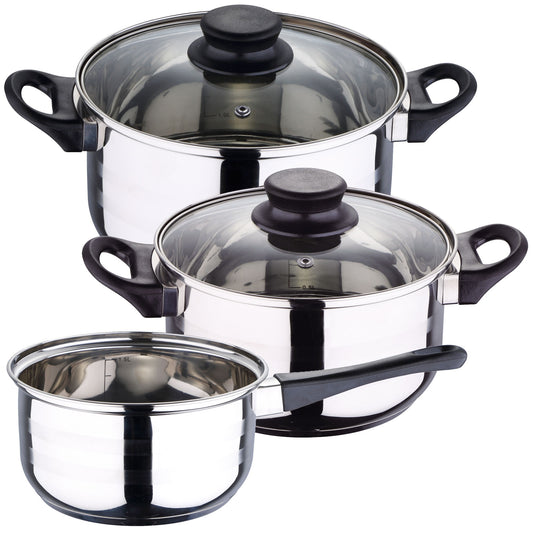 Batería De Cocina 5pc Acero Inoxidable_0