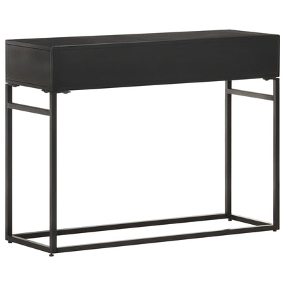 Mesa Consola Madera Maciza De Mango 100x35x75 Cm_2