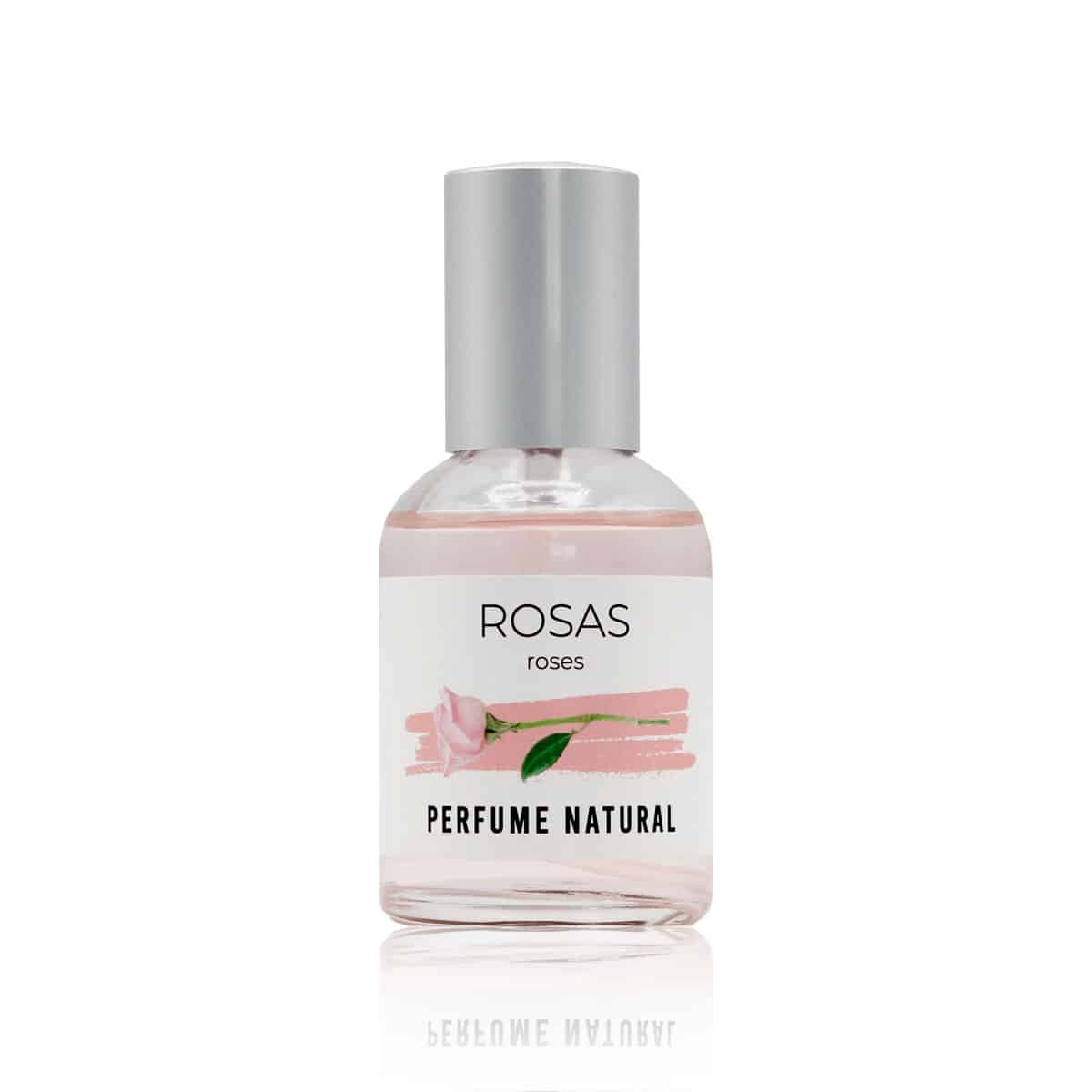 Perfume Natural De Rosas 50 Ml | Fragancia Floral Romántica | Aroma Suave Y Elegante | Perfume Femenino Duradero_0