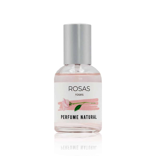 Perfume Natural De Rosas 50 Ml | Fragancia Floral Romántica | Aroma Suave Y Elegante | Perfume Femenino Duradero_0