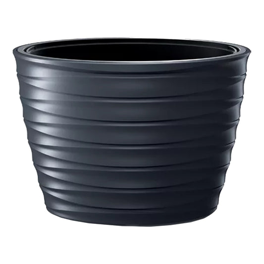 Maceta Freze - Oval 55l., Con Depósito, Dimensiones (mm) 593x393x420, Color Antracita_0