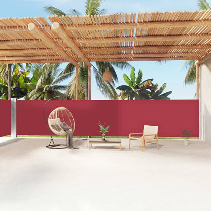 Vidaxl Toldo Lateral Retráctil Rojo 160x1200 Cm_1
