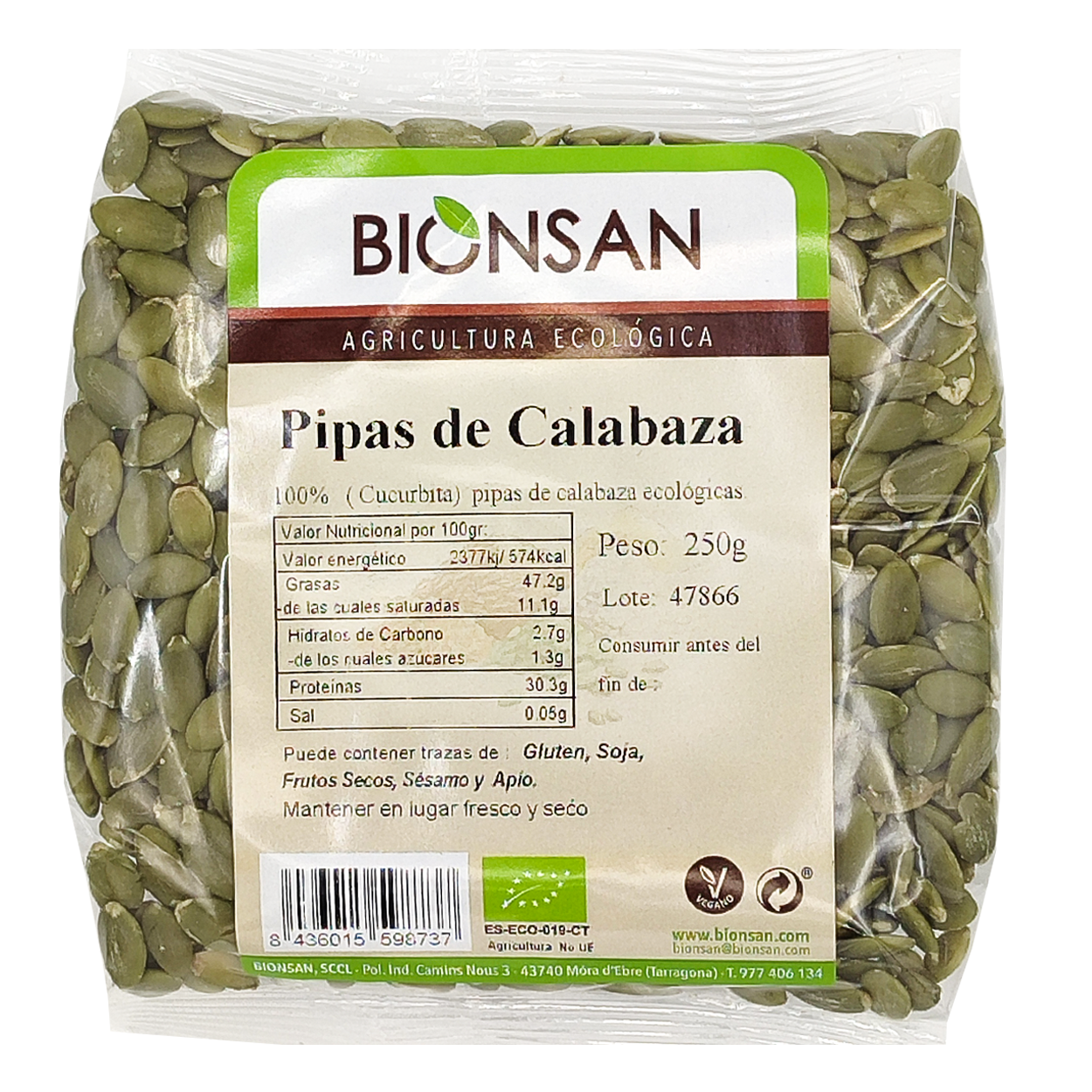 Pipas De Calabaza Cucurbita Eco Bionsan_0