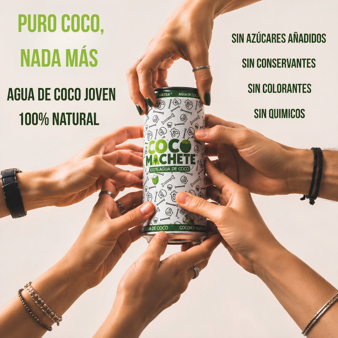 Agua De Coco Natural 100%, Pack 24 Latas X 310 Ml_1