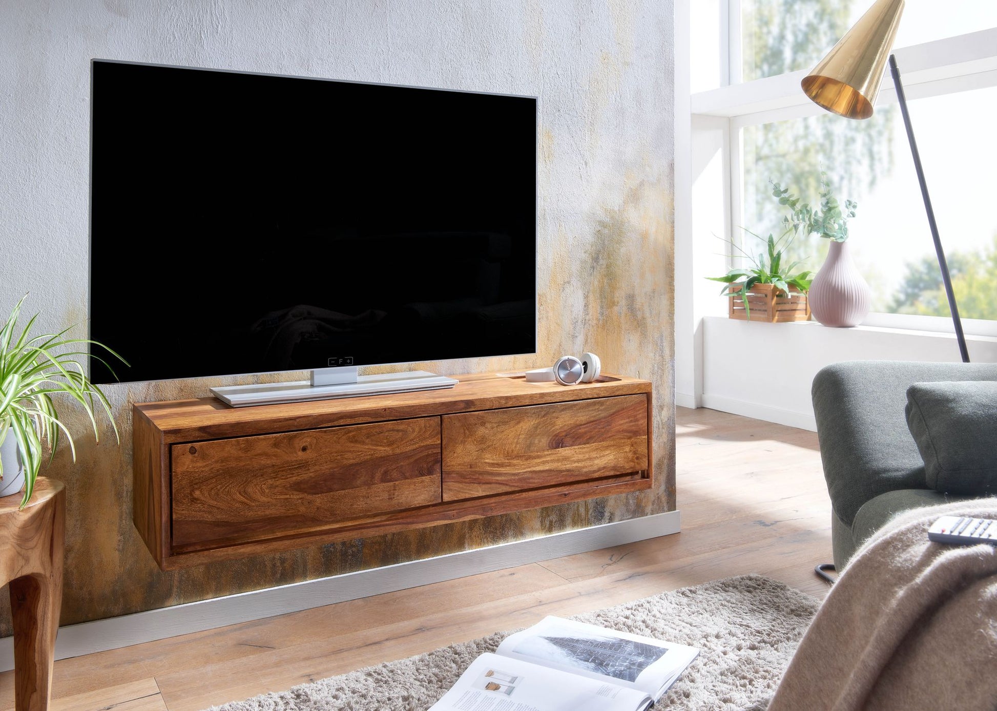 Mueble De Tv Amplio Y Práctico Modelo Wl6.568_2