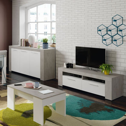 Mueble Tv Ambit Blanco Cemento_3