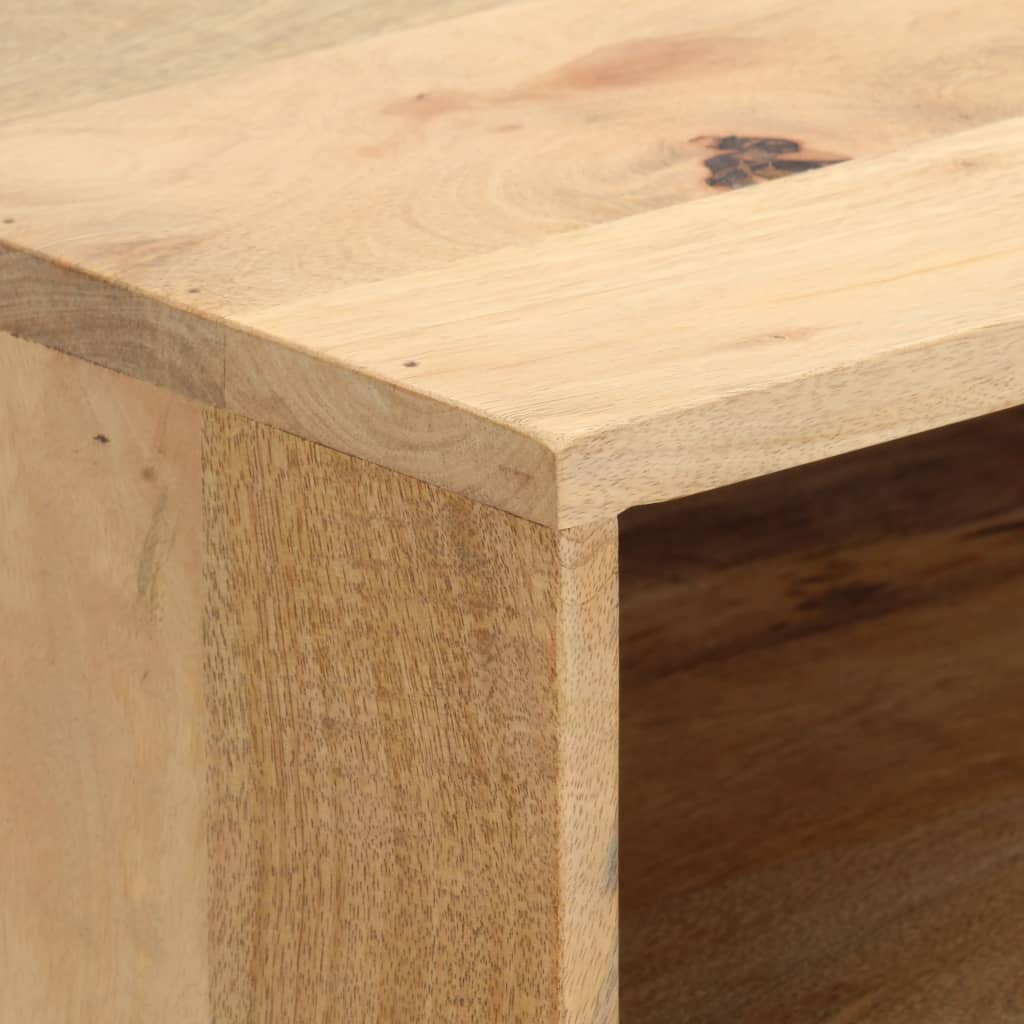 Mesa Consola De Madera Maciza De Mango 89x44x76 Cm_3
