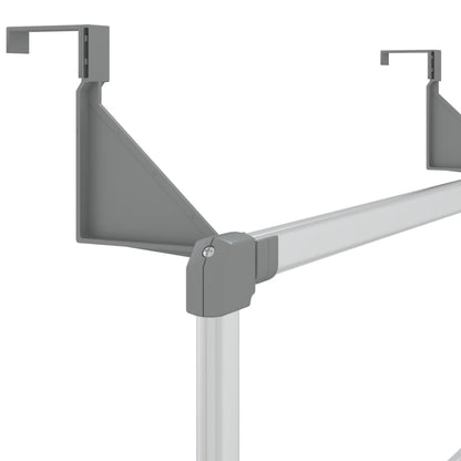Vidaxl Toallero De Aluminio 67x15x66 Cm_4
