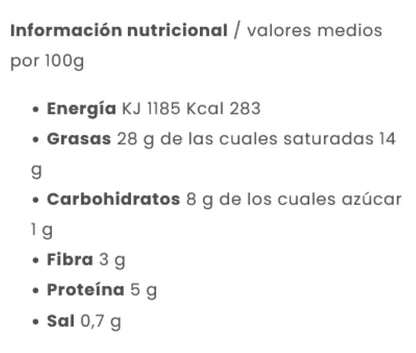 Queso Vegano Estilo Burrata Corazón De Anacardo Bio Fermaggio 140g_1