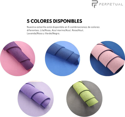 Esterilla Perpetual De Yoga Y Pilates Antideslizante De 6mm Con Correa Y Bolsa De Transporte_2