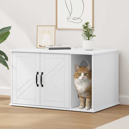 Casa Para Gatos 85 X 55 X 50 Cm Madera De Ingeniería_1