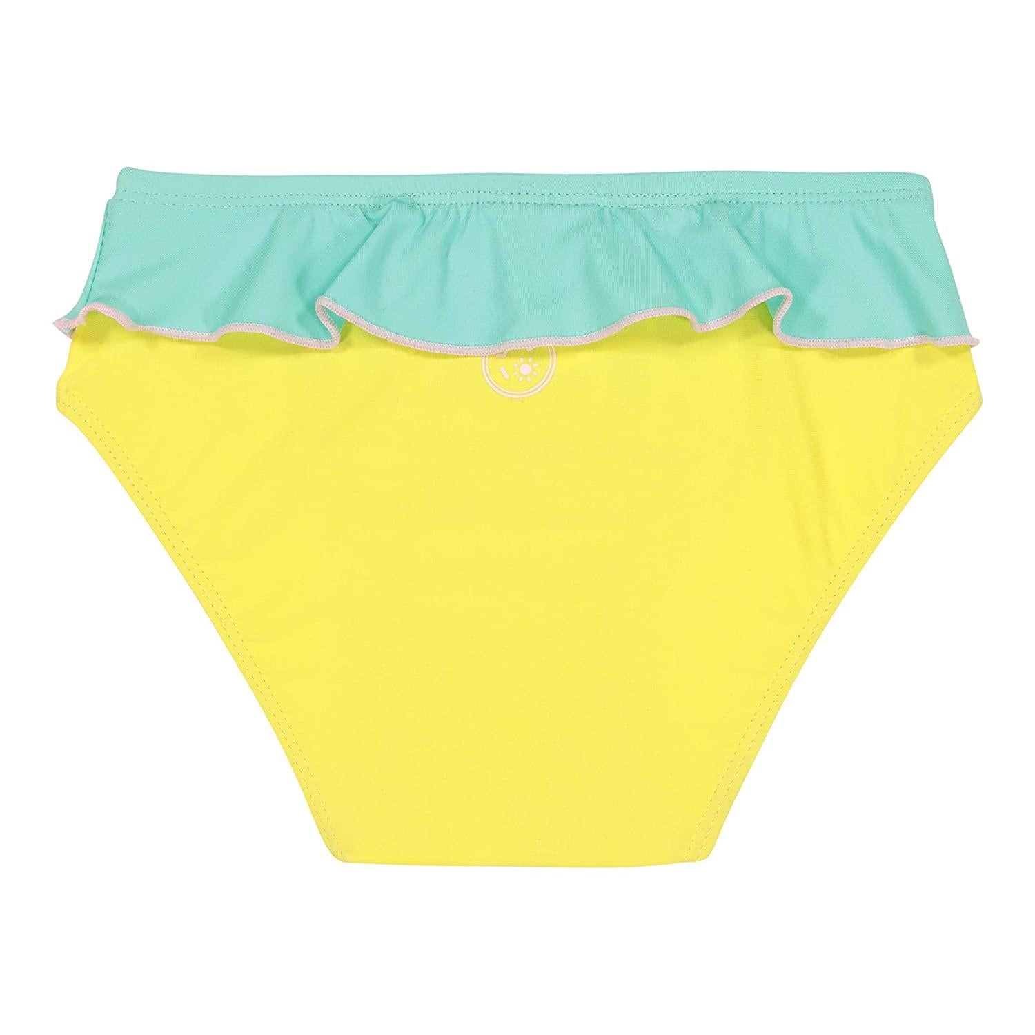 Bañador protector contra rayos UV amarillo y verde 18 meses