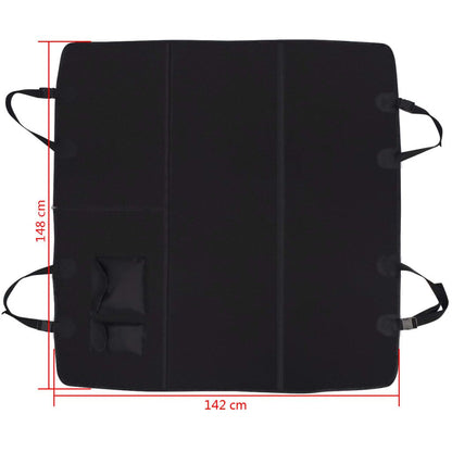 Vidaxl Funda De Asiento De Coche Para Mascotas 148x142 Cm Negra_2