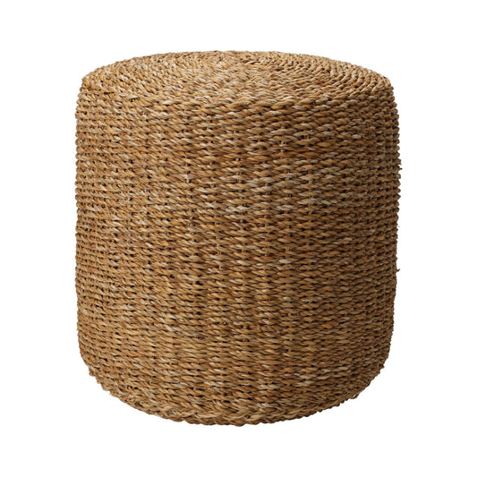 Pouf Redondo Natural 40x40x38cm - Well Home_0