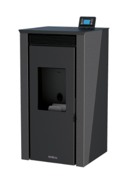 Bricosol Termoestufa De Pellet Boreal 16 Kw Gris_0