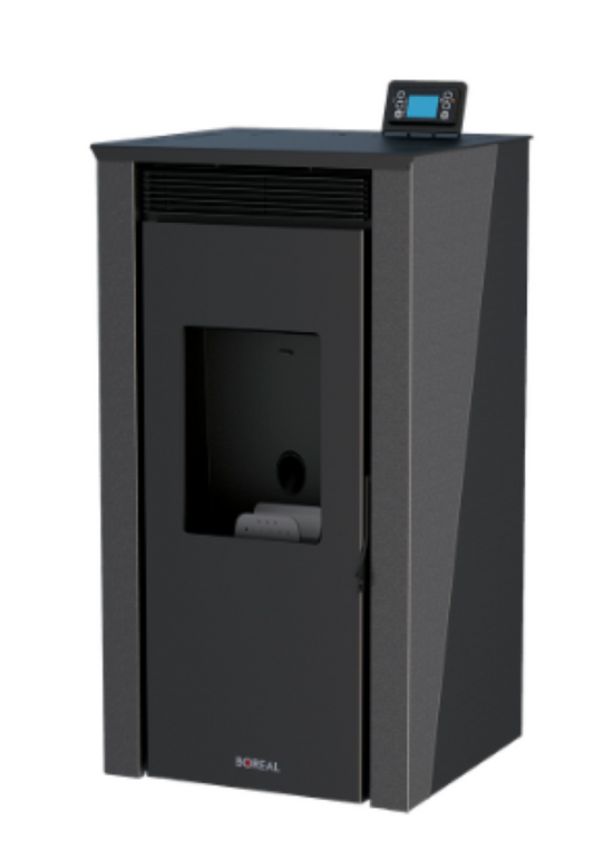Bricosol Termoestufa De Pellet Boreal 16 Kw Gris_0