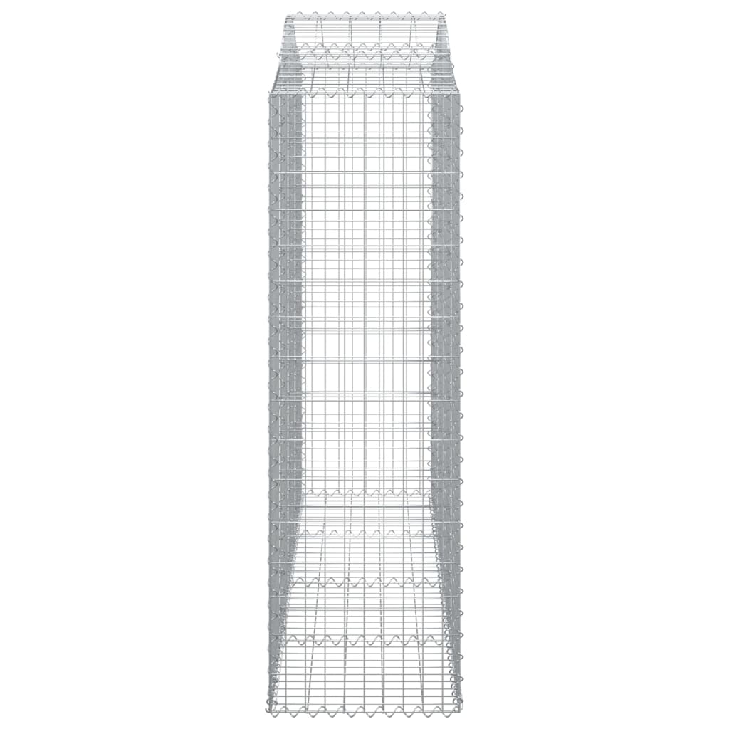 Cestas Gaviones 11 Uds Forma De Arco Hierro 200x50x160/180 Cm_4