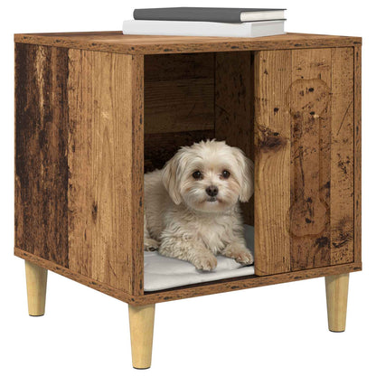 Casa Para Perros Madera Vieja 44 X 42 X 49 Cm_2
