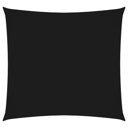 Vidaxl Toldo De Vela Cuadrado Tela Oxford Negro 4x4 M_0