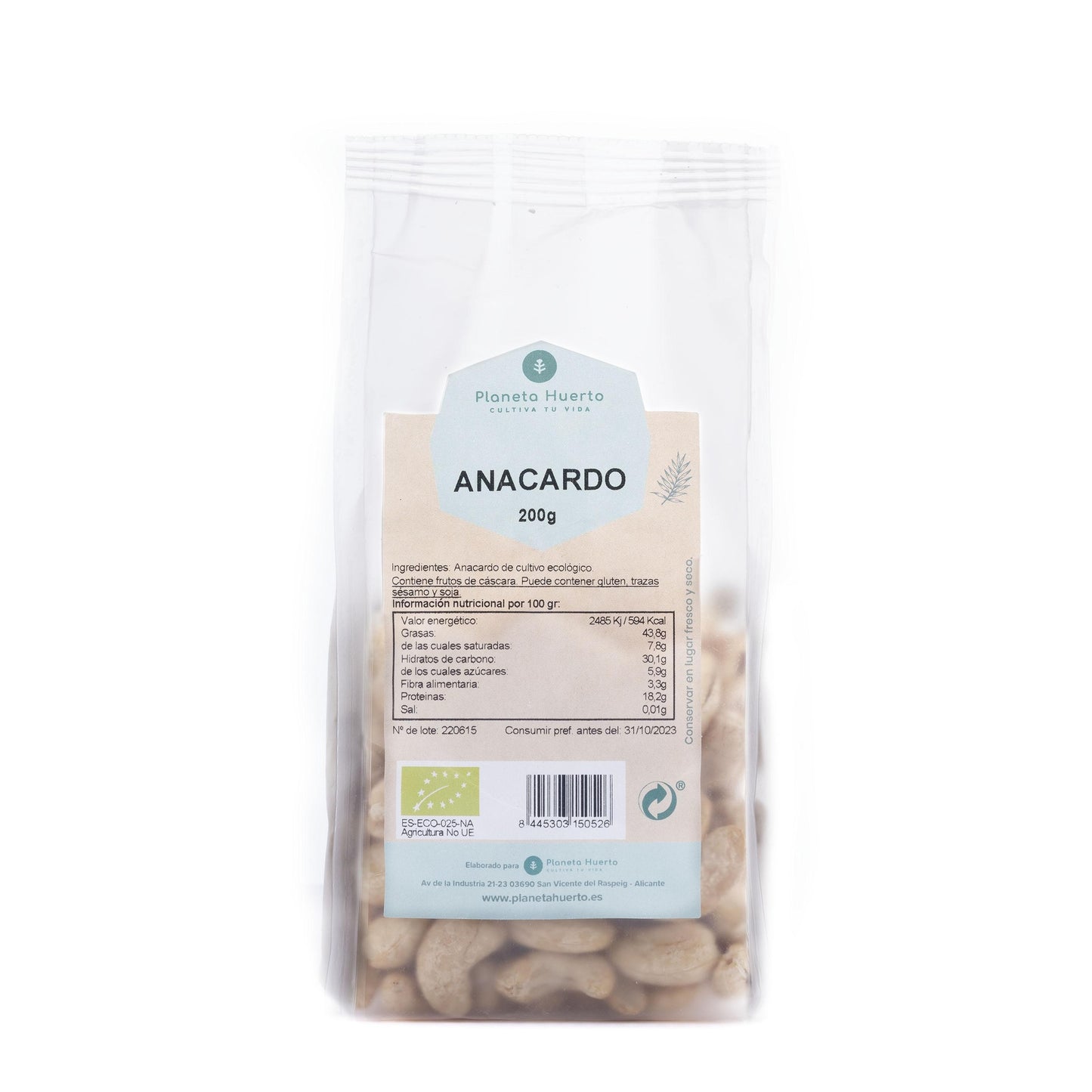 Anacardo ECO Planeta Huerto 200 g
