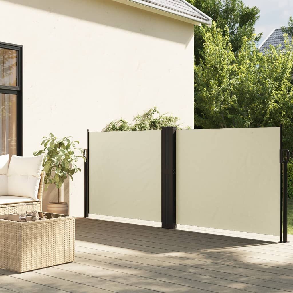 Vidaxl Toldo Lateral Retráctil Crema 140x600 Cm_1
