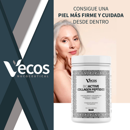 Bioactive Collagen Peptides Vecos 270 G | Colágeno Y Cuidado De La Piel | Verisol®, Ácido Hialurónico Y Coq10_1