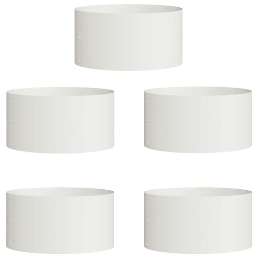 Anillo Para Maceta 5 Pcs 40 X 40 X 20 Cm Acero Laminado En Frío_0