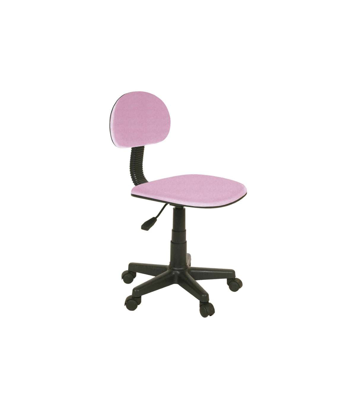 Silla De Escritorio Giratoria Lucky Rosa, 88 Cm(alto)54 Cm(ancho)54 Cm(fondo)._0