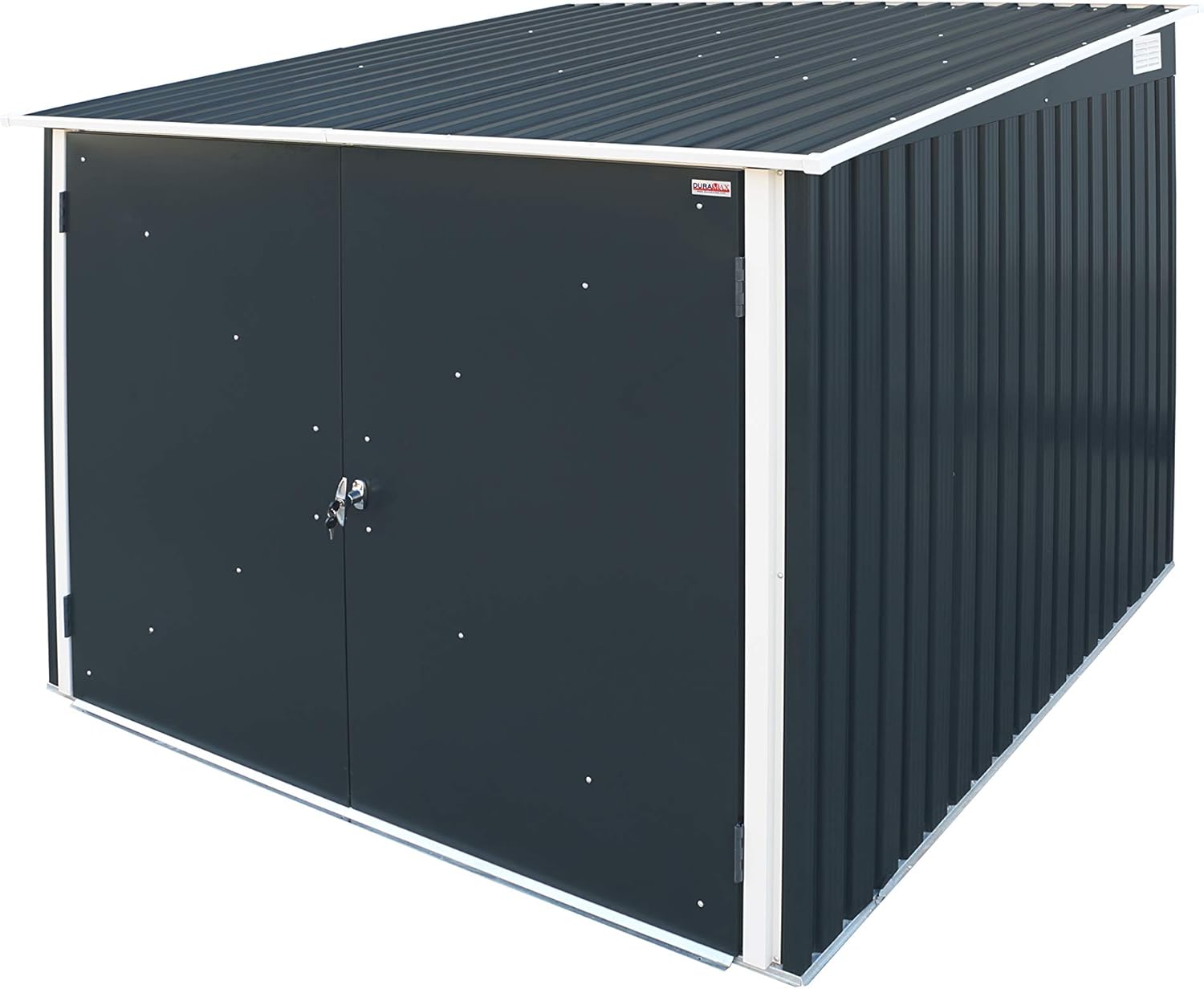 Guarda Bicicletas Duramax Metálico 203 X 202 X 162,5 Cm. Color Gris Antracita_0