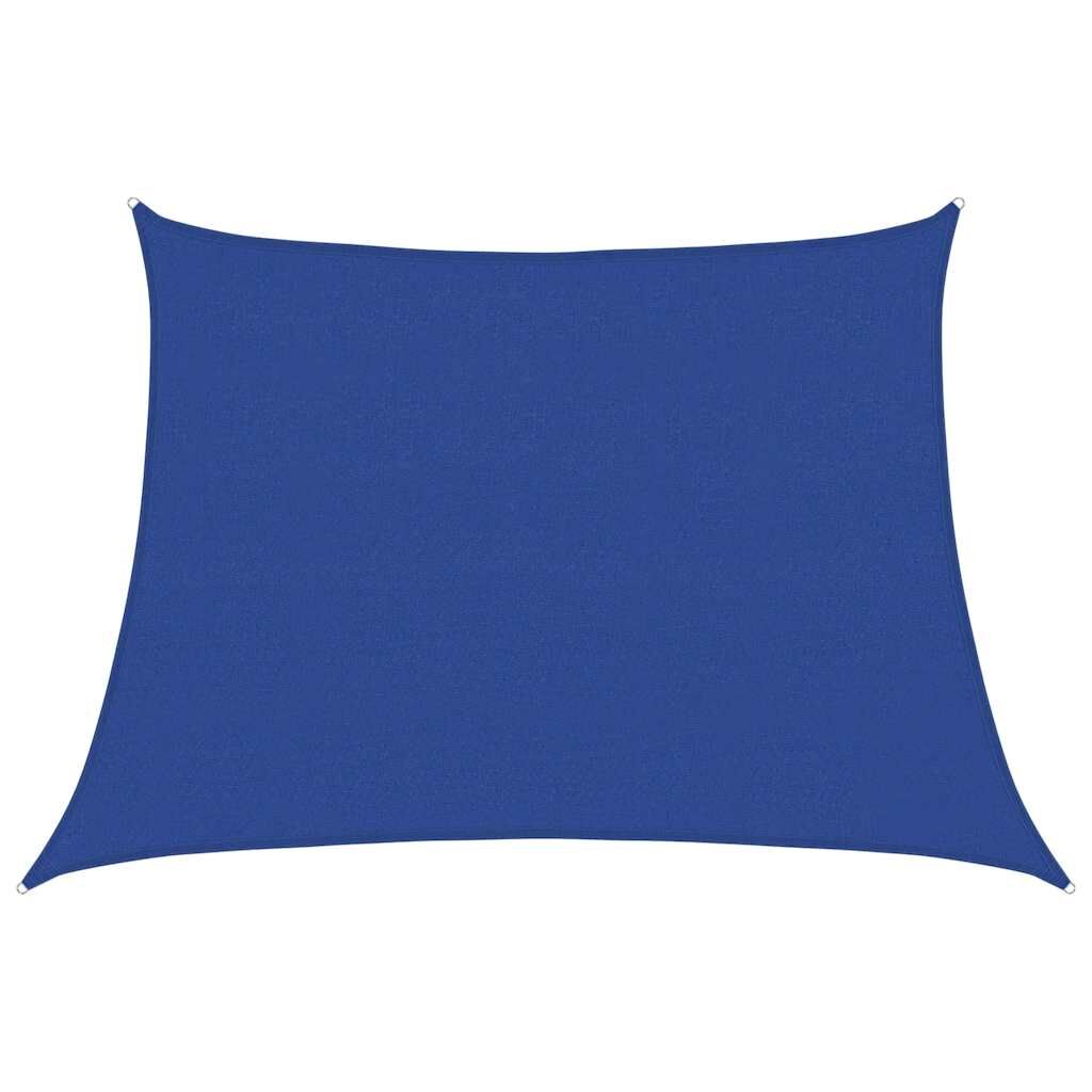 Vidaxl Toldo De Vela Trapecio Hdpe Azul 160 G/m² 4/5x3 M_0